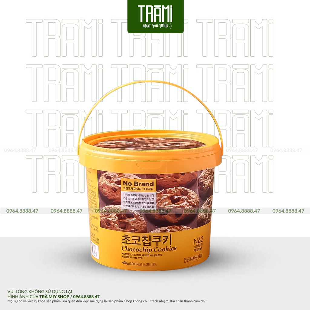 [CHÍNH HÃNG] Bánh Quy Xô Chocochip No Brand Hàn Quốc 400Gr.