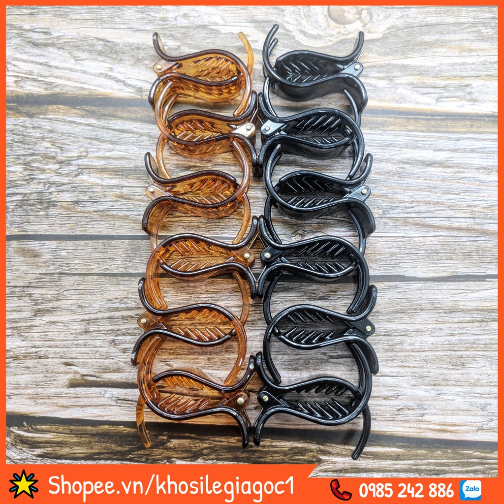 SET 12 Kẹp Tóc Càng Cua Mix Màu