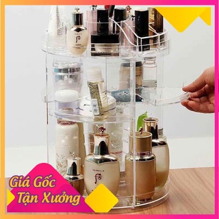 [XẢ KHO+FREE SHIP] Kệ đựng mỹ phẩm xoay 360 độ