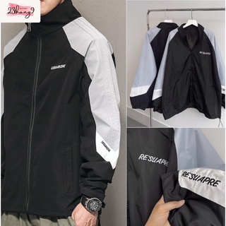 Áo khoác dù, áo khoác jacket form rộng unisex dài tay phong cách trẻ trung Hàn Quốc kết hợp quần jeans 98wear