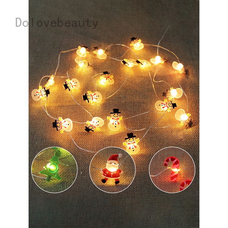 Dây đèn LED trang trí giáng sinh nhiều kiểu dáng dễ thương