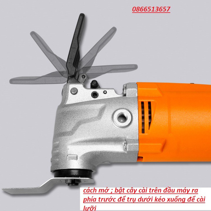 máy cắt rung đầy đủ phụ kiện như hình lomvum 500w cực mạnh