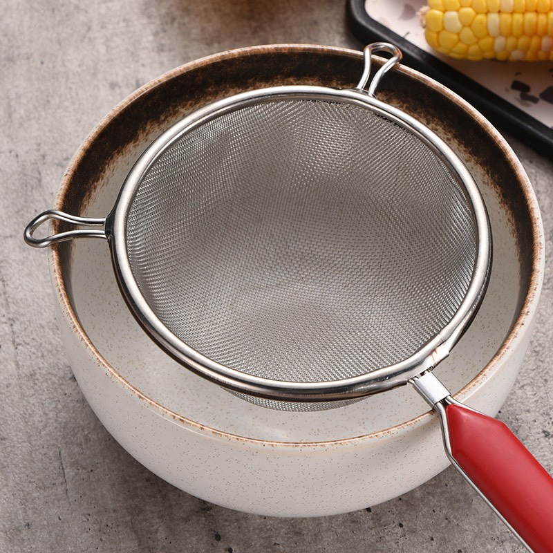 Rây lọc cháo,dụng cụ inox lọc bột, thịt, cá, rau, thức ăn