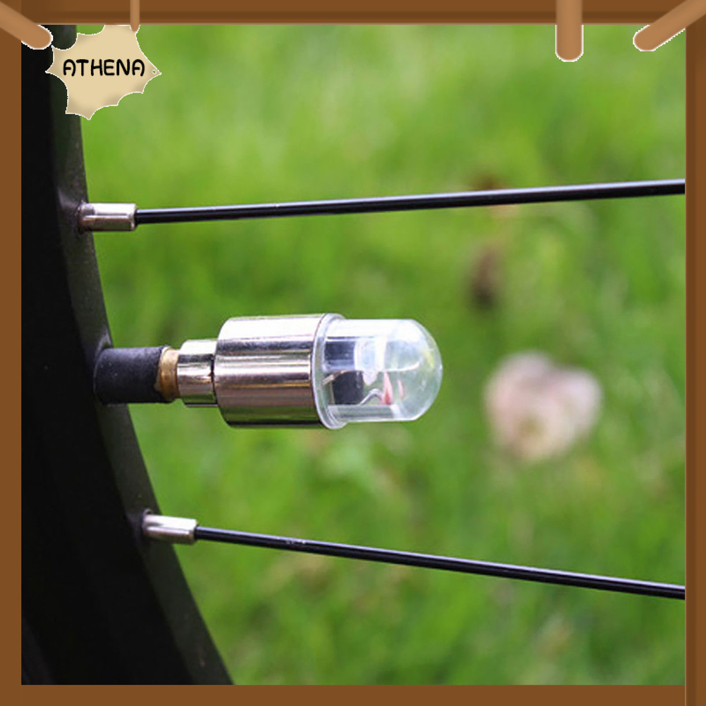 Đèn LED cảm biến gắn van bánh xe đạp chuyên dụng