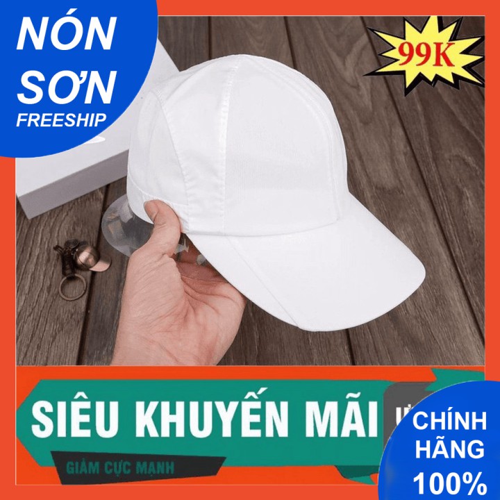 Mũ Lưỡi Trai Nón Sơn Trắng Lưới Trắng Vải Dù Chính Hãng Hàng Chuẩn Tem 7 Màu Thời Trang Cao Cấp Mới 2023