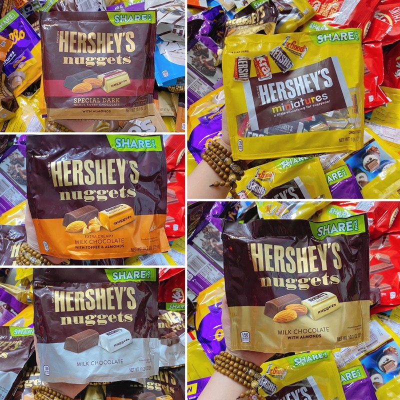 Kẹo socola hershey’s nuggets/chocola/Sôcôla ngon [SẴN HÀNG BÌNH TÂN DATE MỚI]