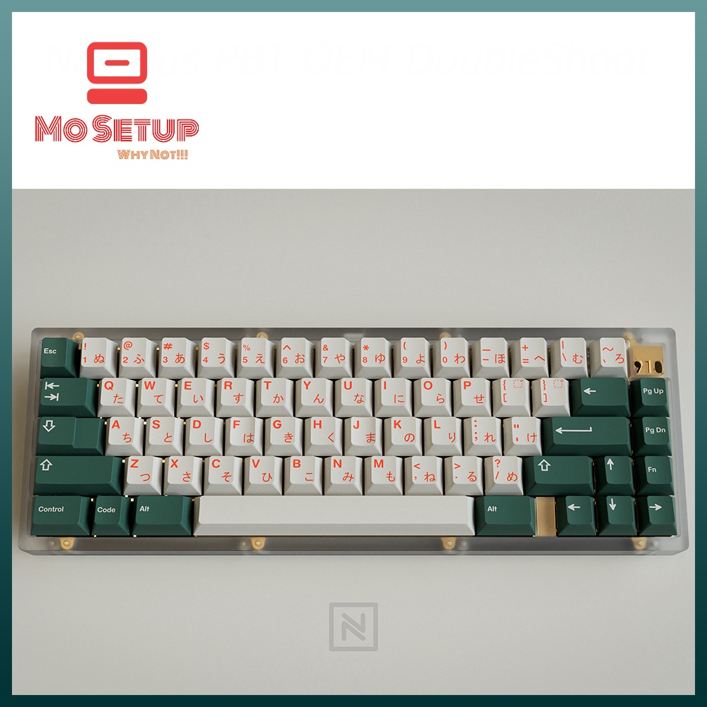 Keycap bàn phím cơ_GMK Kaiju Clone PBT Dyesub Cherry Profile_Dành cho các layout.
