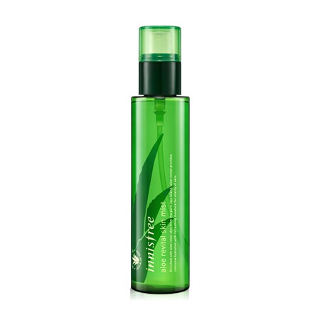 (CÓ HÓA ĐƠN) Xịt Khoáng Dưỡng Ẩm Từ Nha Đam Innisfree Aloe Revital Skin Mist (120ml)