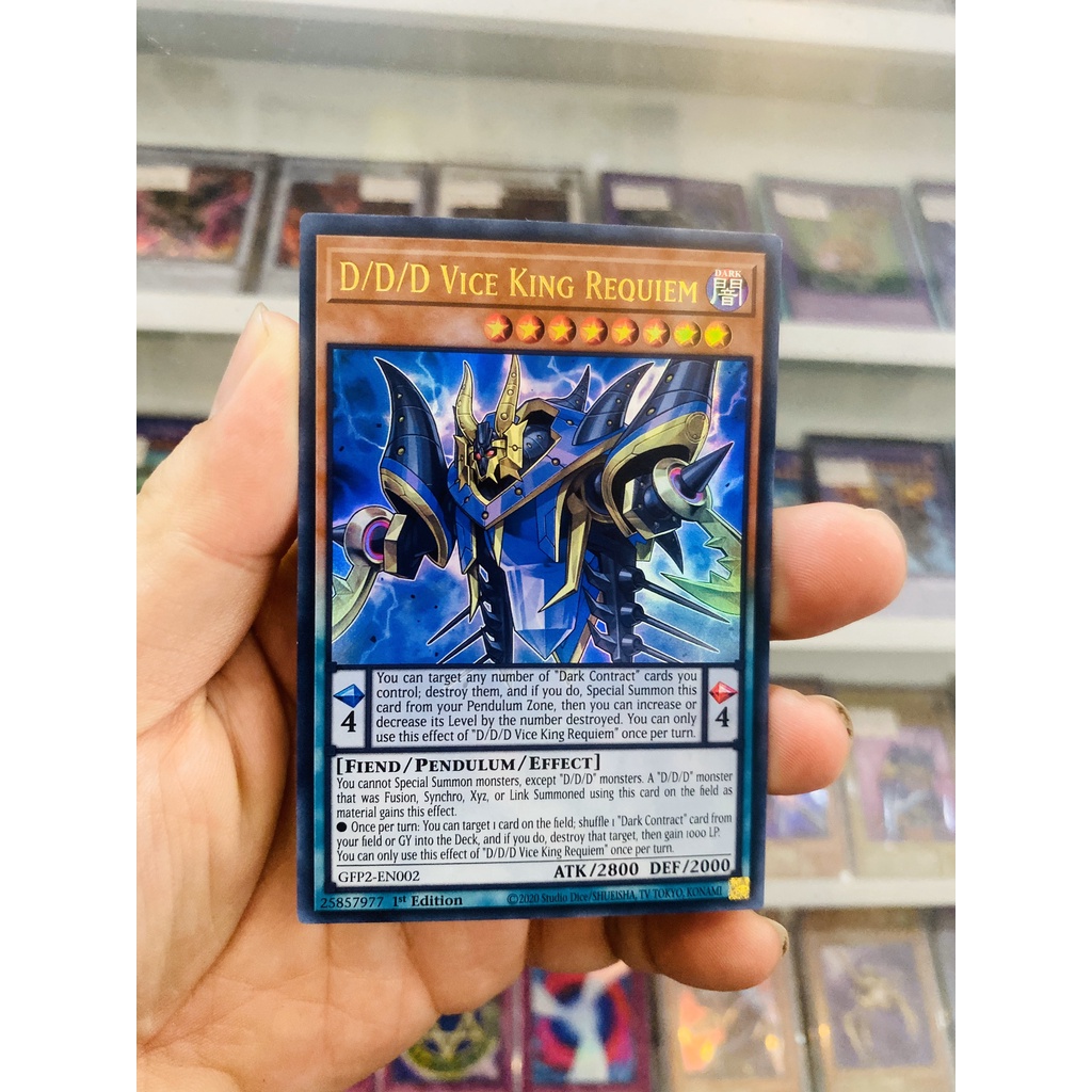 Thẻ Bài YugiOh! Mã GFP2-EN002 - D/D/D Vice King Requiem - Ultra Rare - 1st Edition