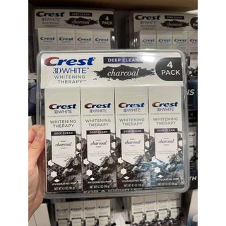 KEM ĐÁNH RĂNG THAN HOẠT TÍNH SIÊU TRẮNG RĂNG 3D Crest Charcoal - Mỹ