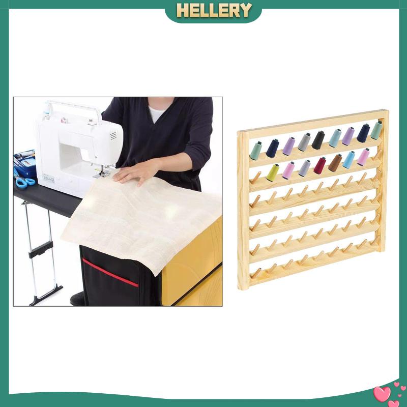 Giá Đỡ Cuộn Chỉ Thêu Treo Tường 54 Cuộn Tiện Lợi