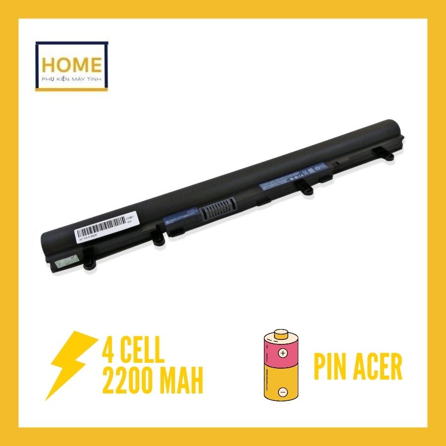 Pin Acer V5 471 431 531 551 571 531P AL12A32 E3-470 E1-532 E1-570 E1-572 E1-572P E1-410 V5-531P 4lCR17/65 S3-471 4cell