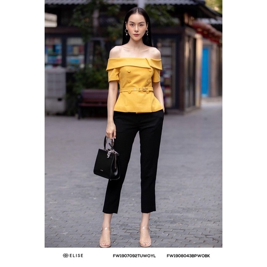 Áo vest trễ vai Elise newtag size XL