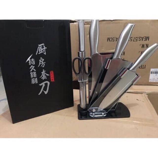 Bộ dao nhật inox 6 món cao cấp