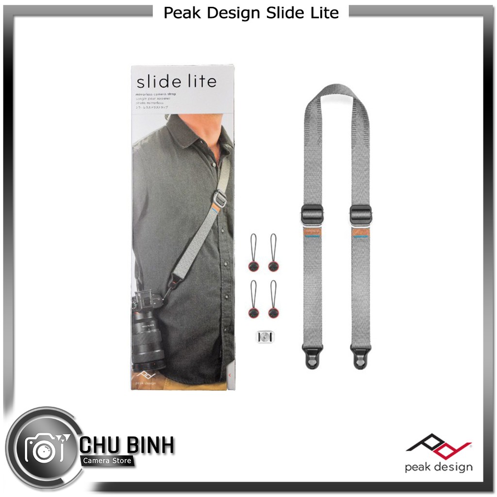 Dây đeo máy ảnh Peak Design Slide Lite (Loại Vừa) | Chính Hãng