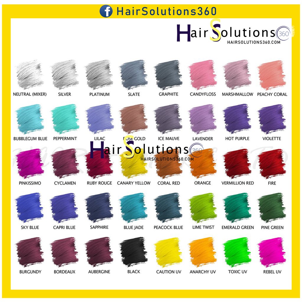 Thuốc nhuộm tóc Crazy Color - thuốc nhuộm tóc tạm thời - Hairsolutions360 [PART 1]