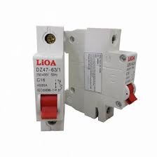 Cầu dao tự động (APTOMAT) 1 cực LiOA Dòng Cắt 4,5KA