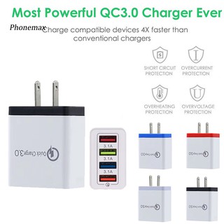Củ Sạc Nhanh 4 Cổng Usb Qc3.0