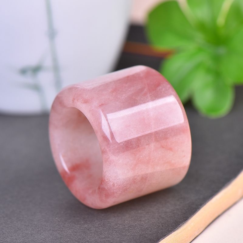 Nhẫn Đeo Ngón Tay Bằng Ngọc Bích Tự Nhiên Thời Trang Cho Nam