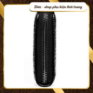 Ví da nam cầm tay cao cấp dập vân Cá Sấu thể hiện Đẳng Cấp - Sang Trọng - Shin Shop Leather