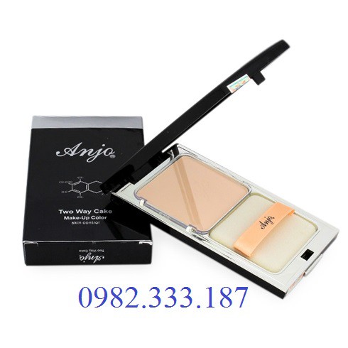 Phấn phủ Anjo Two Way Cake Hàn Quốc kèm ảnh thật
