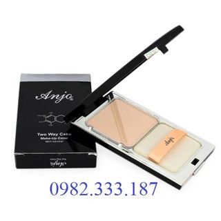 Phấn phủ Anjo Two Way Cake Hàn Quốc kèm ảnh thật