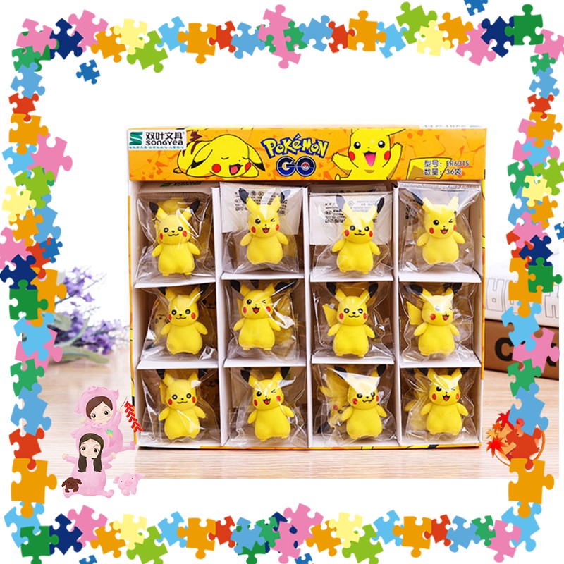 Tẩy/gôm bút chì hình pikachu (Gôm tẩy bút chì hình Pikachu)
