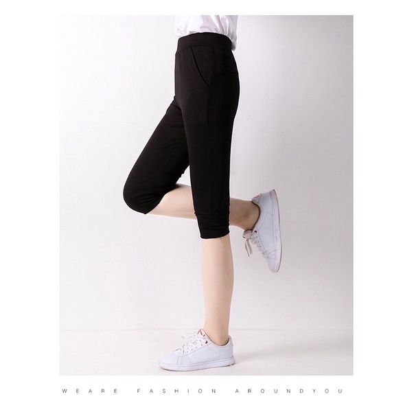 GIẢM 10K ĐƠN 0 ĐỒNG HÀNG CAO CẤP MÃ 55Q quần legging lửng , quần lửng ngố chuyên GYM siêu hot | BigBuy360 - bigbuy360.vn