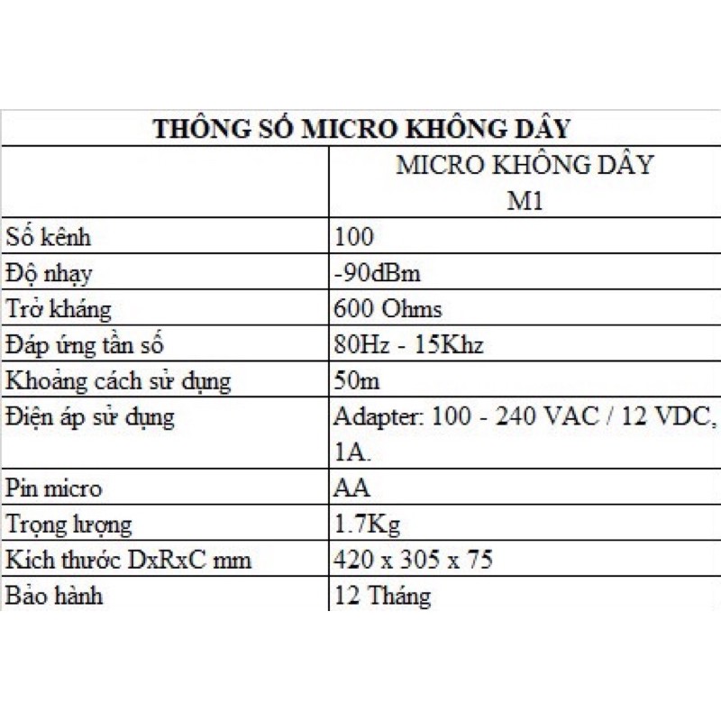 BỘ MICRO KHÔNG DÂY ARIRANG  M1