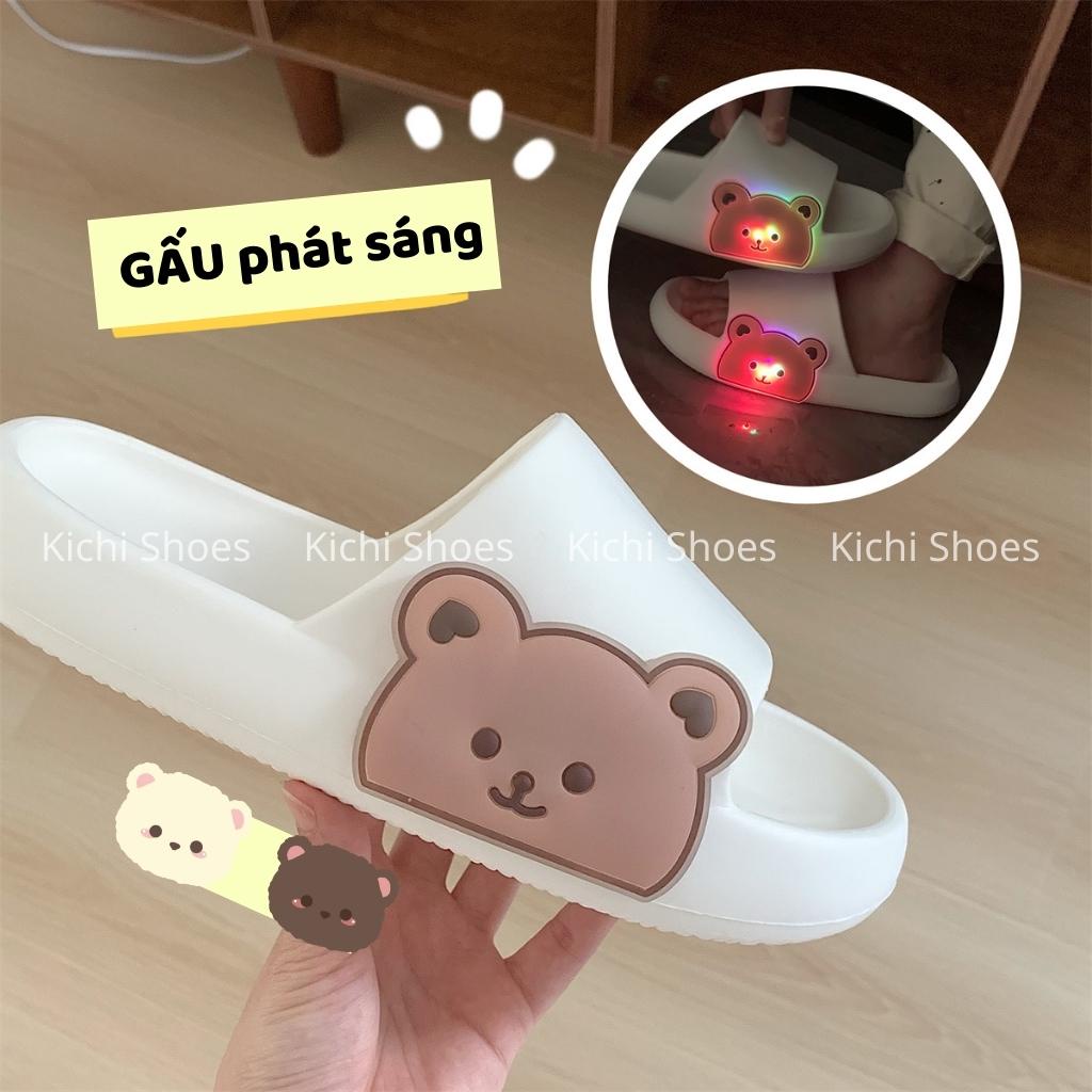 Dép thỏ phát sáng, gấu phát sáng, couple phát sáng dép phát sáng XIXITIAO phong cách ulzzang