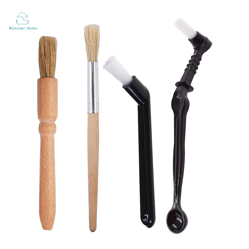 Set 4 Chổi Vệ Sinh Máy Pha Cà Phê Tiện Dụng