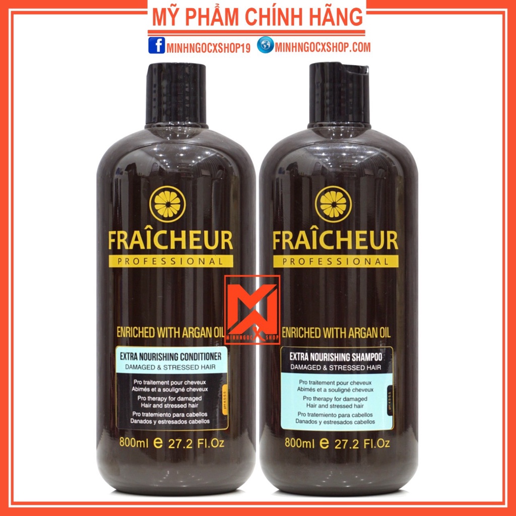 Dầu gội xả dưỡng sâu FRAICHEUR EXTRA NOURISHING 800ml chính hãng