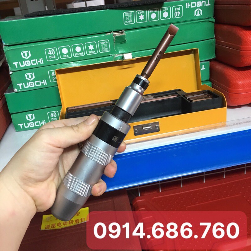 Bộ 10 mũi vít đóng bằng ĐỒNG rắn chắc, KHÔNG GÃY gỉ, toét đầu mũi