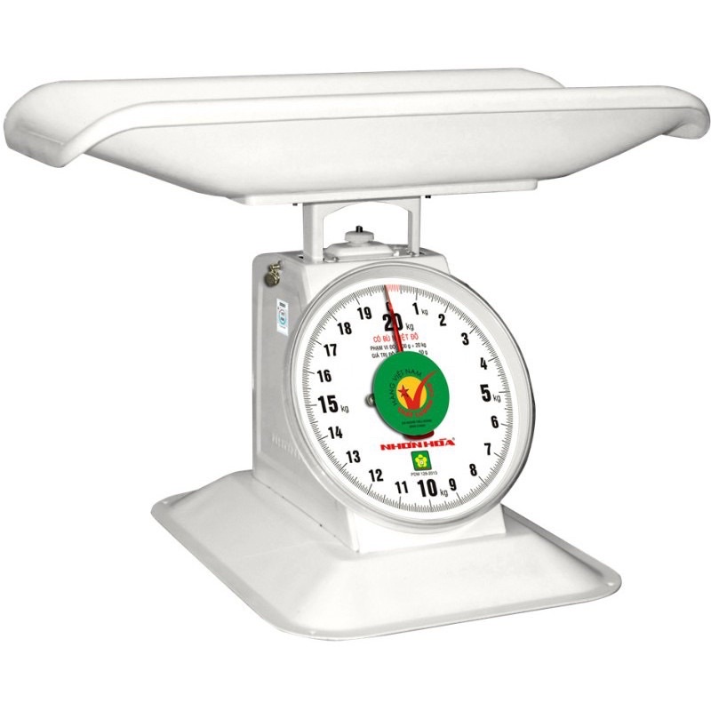 Cân Đồng Hồ Nhơn Hoà, Cân Sơ Sinh 20kg - Hàng Chính Hãng