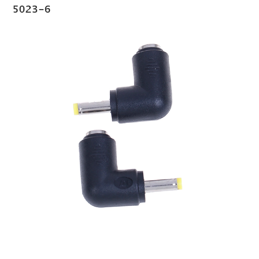 Set 2 đầu nối nguồn 5023-6 5.5X2.1mm dạng góc vuông cổng cắm sang đầu cắm