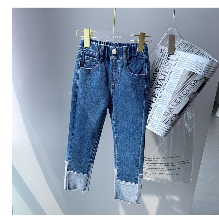 [Babycat] Hàng Có Sẵn Quần Jean Mềm Mỏng Ôm Chân Vừa Vặn Thời Trang Xuân Thu Phong Cách Nhật Bản Hàn Quốc Cho Bé Gái