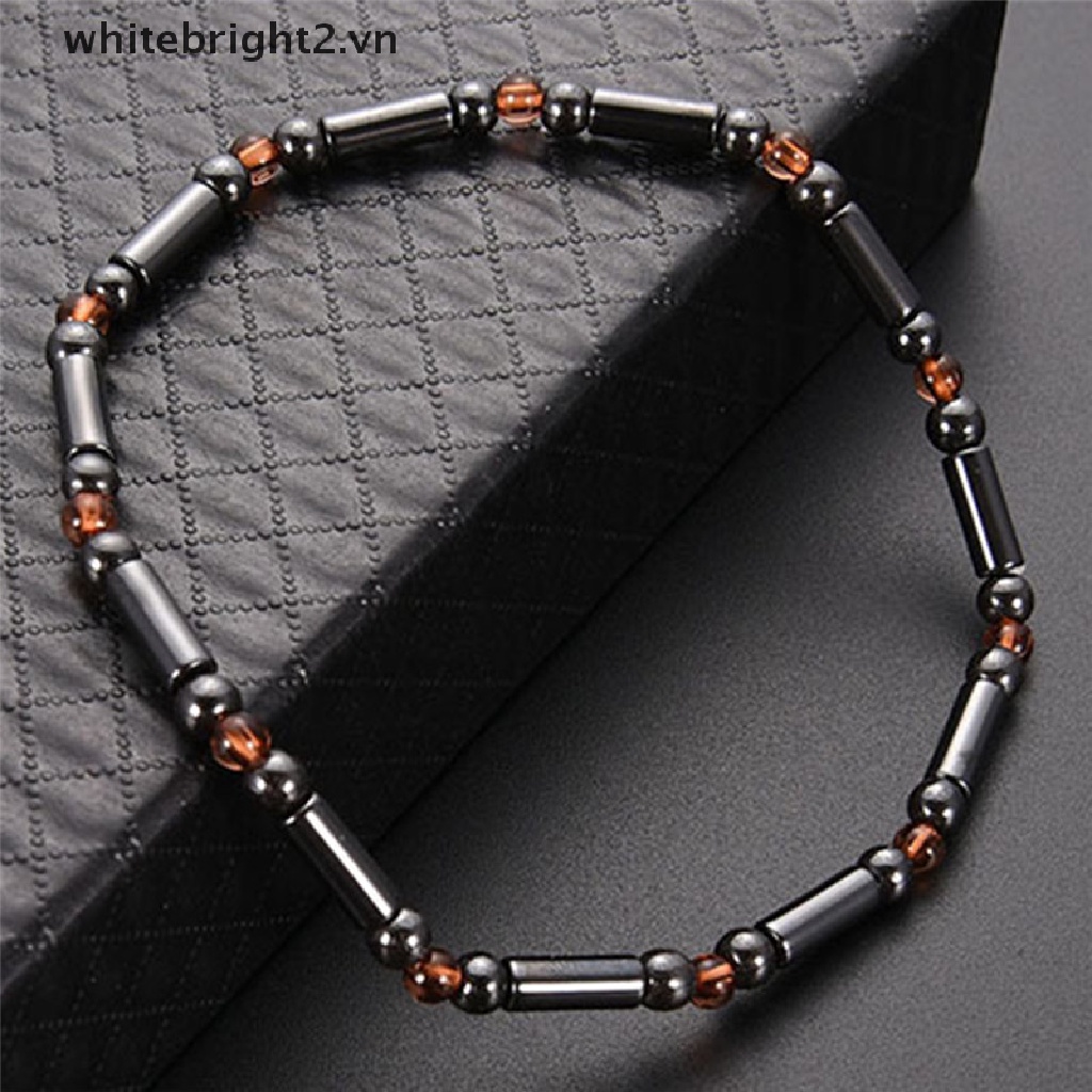 # Wtvn # Vòng Đeo Chân Bằng Đá Hematite Giúp Giảm Cân Cho Nữ