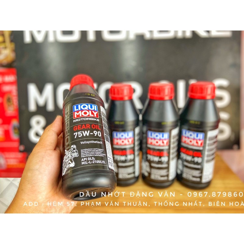 Nguyên chai Dầu Nhớt Láp Liqui Moly Gear Oil 75W90 API GL5 tổng hợp chính hãng