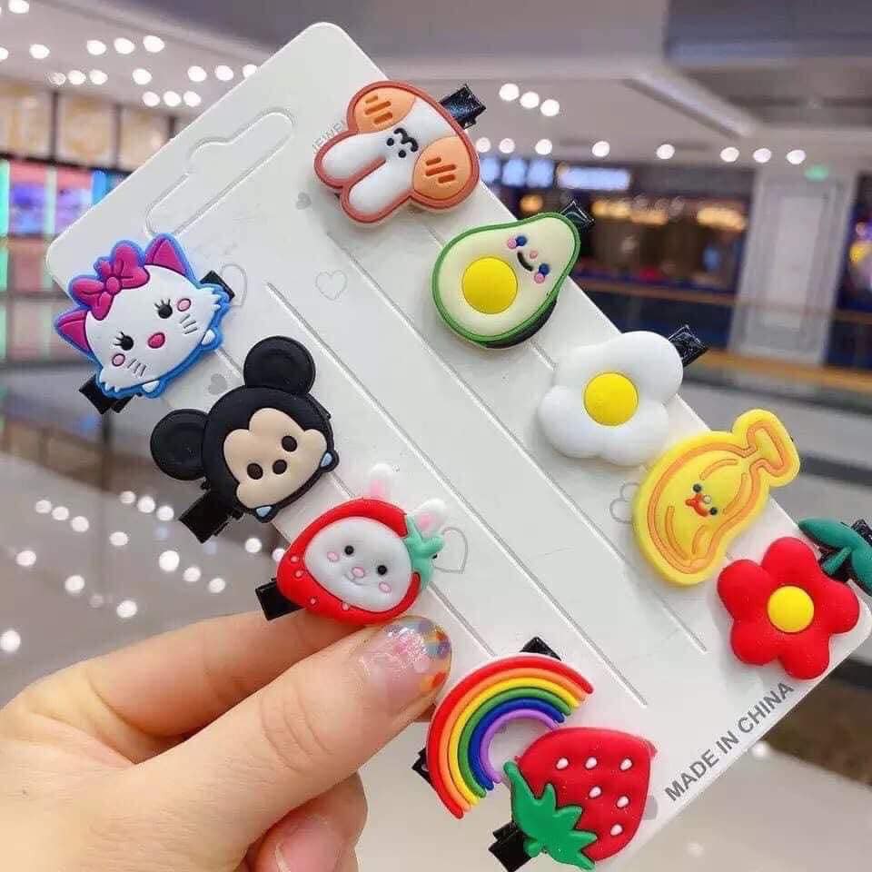 SET 10 KẸP TÓC SIÊU CUTE CHO BÉ GÁI