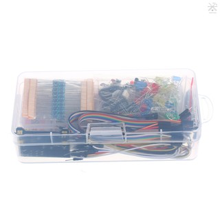 »830 Breadboard Set Electronics Component Starter DIY Kit with Plastic Box Compatible with Arduino UNO R3 Component Pack