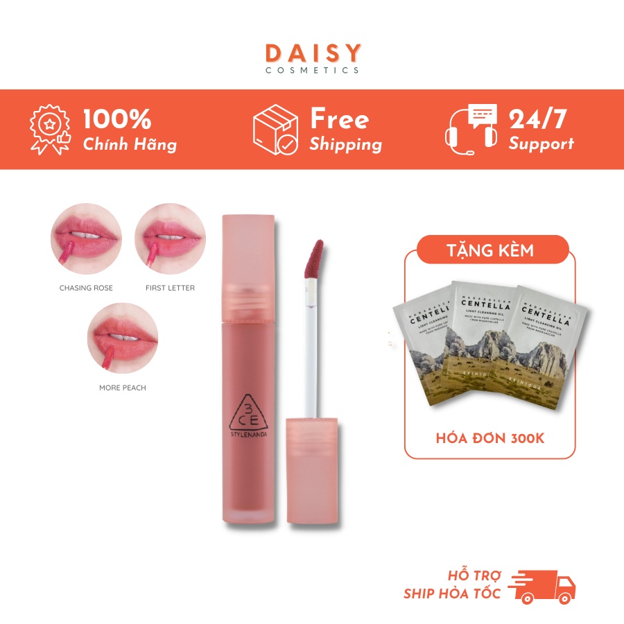 Son 3CE Blur Water Tint #More Peach #First Letter #Chasing Rose