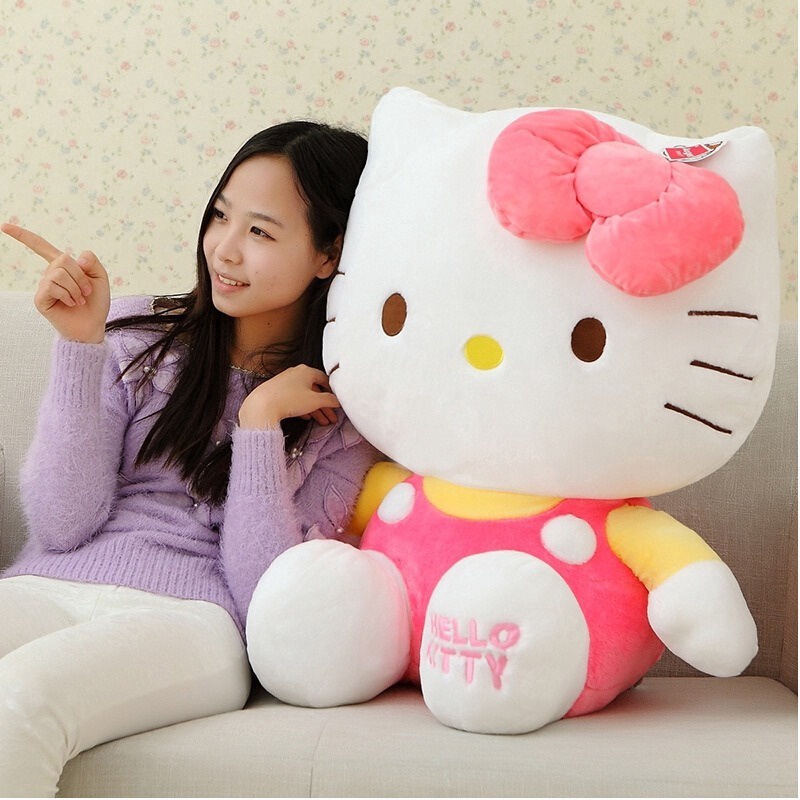 Mèo Hello Kitty Nhồi Bông Mềm Mại Xinh Xắn