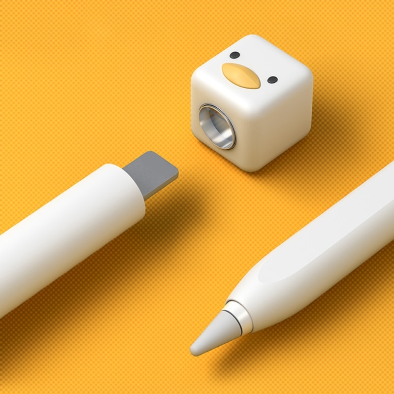 Vỏ bọc bảo vệ bút cảm ứng Apple Pencil thế hệ 1st 2nd hình vịt hoạt hình dễ thương tiện dụng