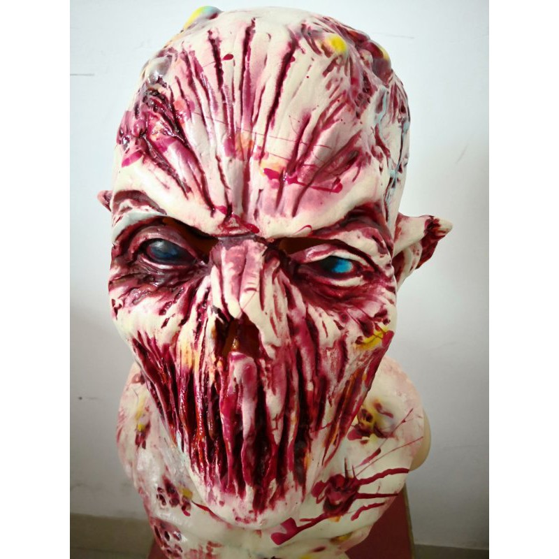 [ĐỘC ĐÁO]-Mặt nạ ma quỷ-Mặt Nạ Hóa Trang Hình Đầu Lâu Kinh Dị Dịp Halloween chất liệu cao su khuôn mặt đáng sợ,zombie