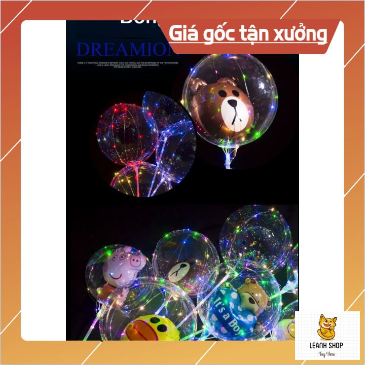 Bóng bay galaxy đèn led siêu phát sáng nhiều màu siêu dày