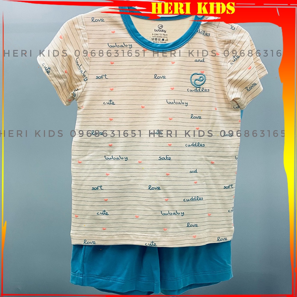 Bộ ngắn tay cài vai Bu baby Bambus  6m -4y