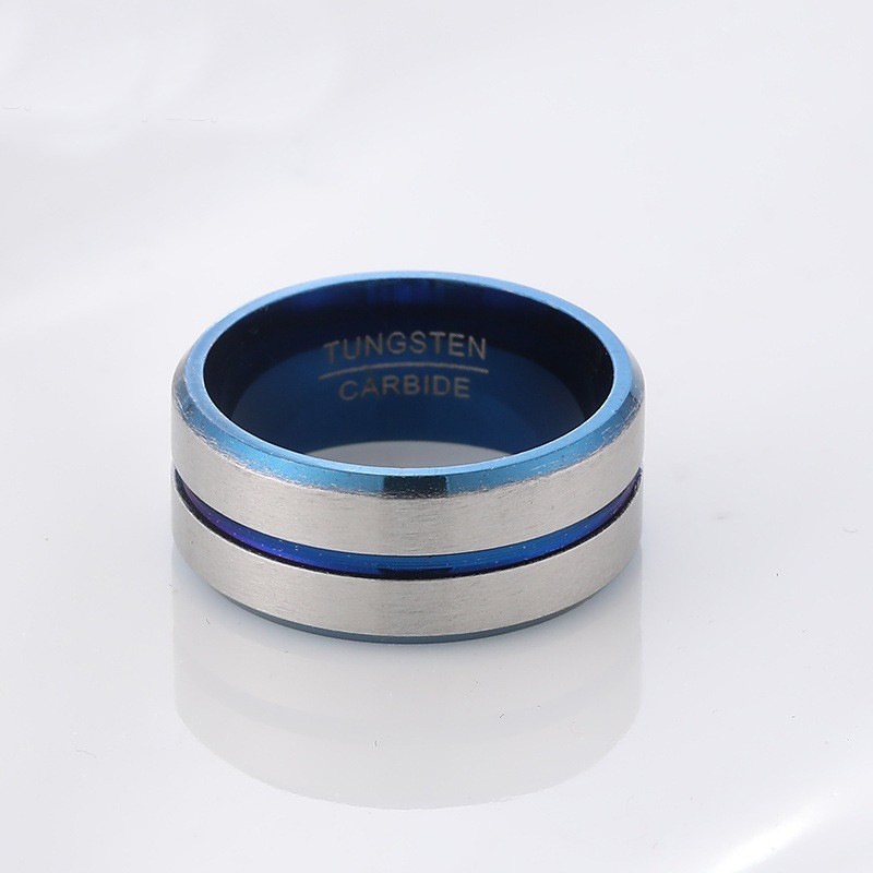 Nhẫn Thép Titan 8Mm Thời Trang Cá Tính