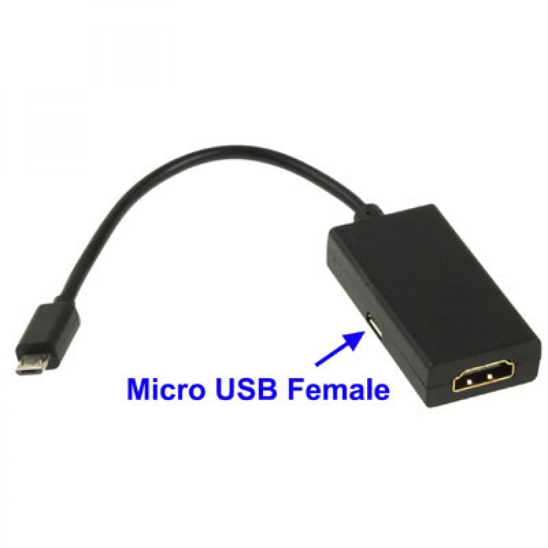 Bộ Chuyển Đổi Micro USB Sang HDMI MHL Cho Điện Thoại Thông Minh - S2