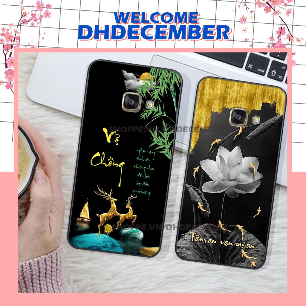 Ốp lưng Samsung Galaxy A3 2016 / A5 2016 / A7 2016 in hình thư pháp tâm an vạn sự an ,mã đáo thành công SIÊU CHẤT