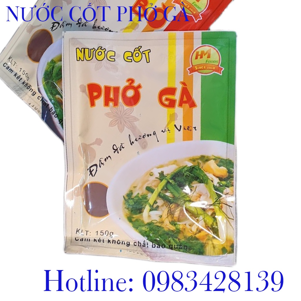 [Mã 155FMCGSALE giảm 7% đơn 500K] Cốt phở gà HMFOODS, gia vị phở gà hoàn chỉnh, nấu phở gà tại nhà